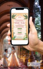 💍 Royal Traditional Theme Ring Ceremony Digital Invitation | D. No. RCG-1033 - Image 2