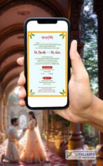 💍Traditional Marigold Classic Ring Ceremony Digital Invitation | D. No. RCG-1043 - Image 2