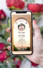 Amazing Lord Ram Theme Wedding Card | WIG-151